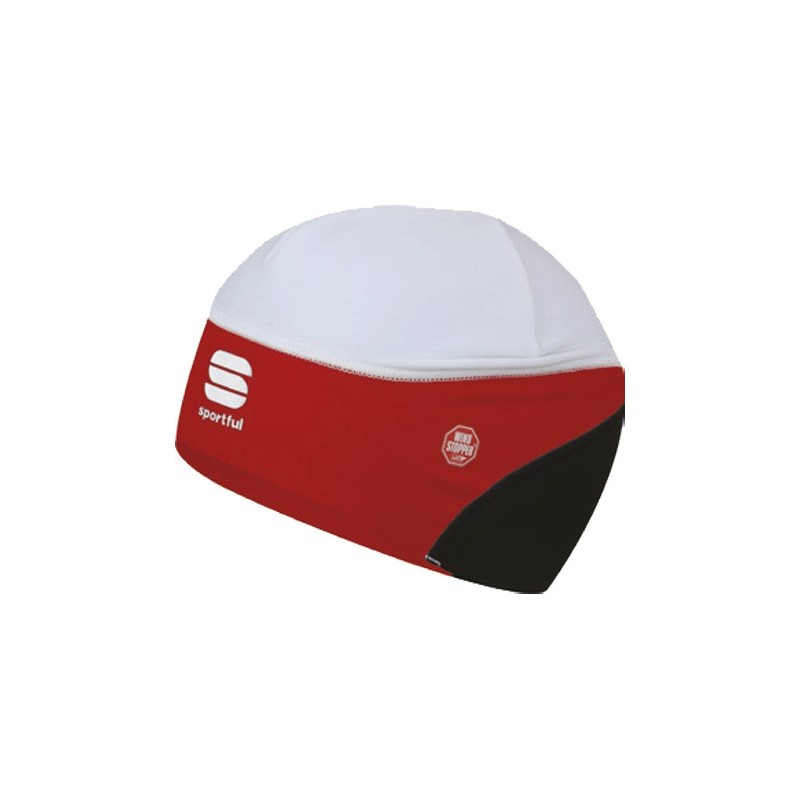 Mössa Sportful WS Extreme Cold Hat röd-vit Mössa Sportful WS Extreme Cold Hat röd-vit